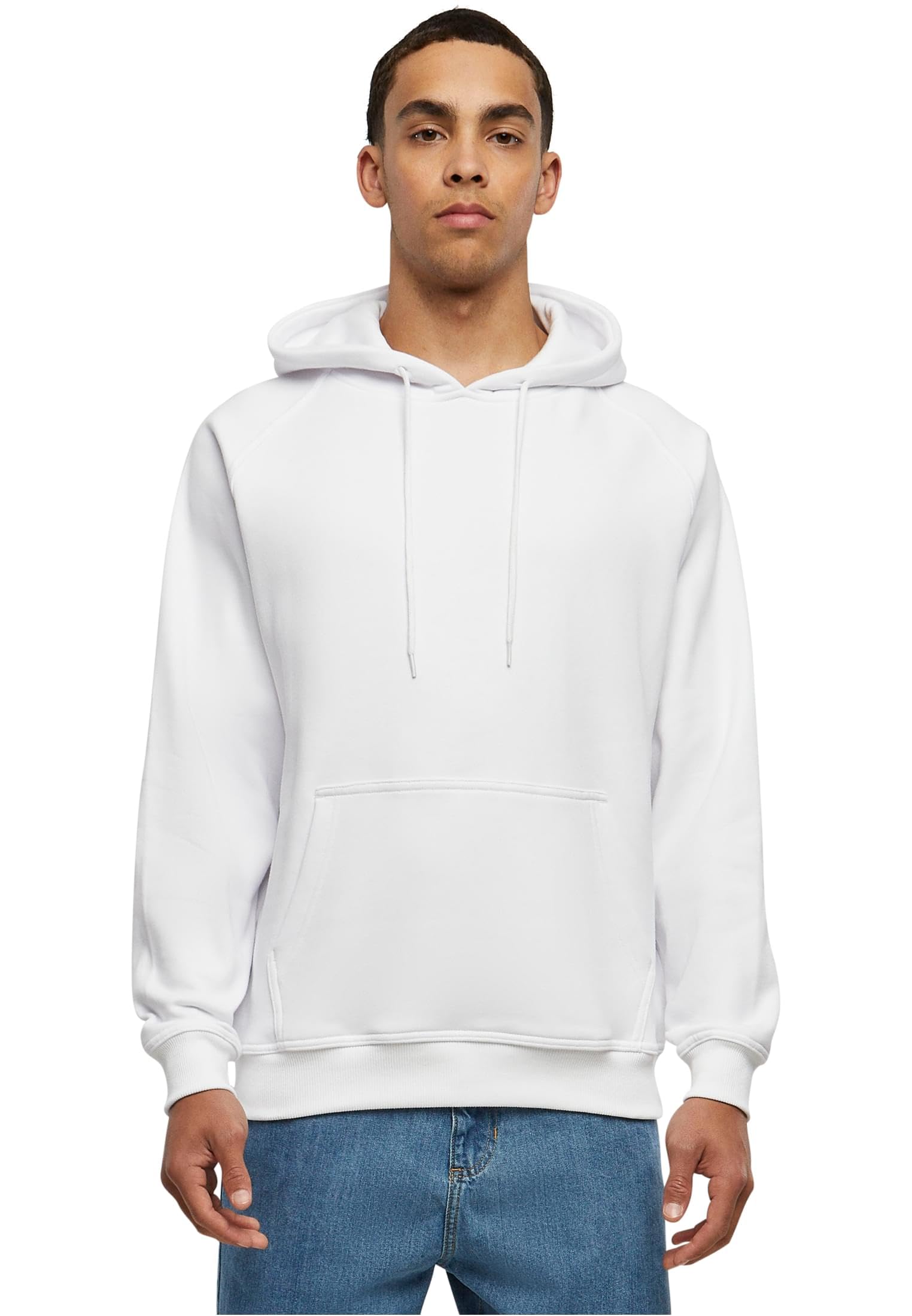 Urban Classics Mens Tb014-blank Hoody Jumper, White, L UK