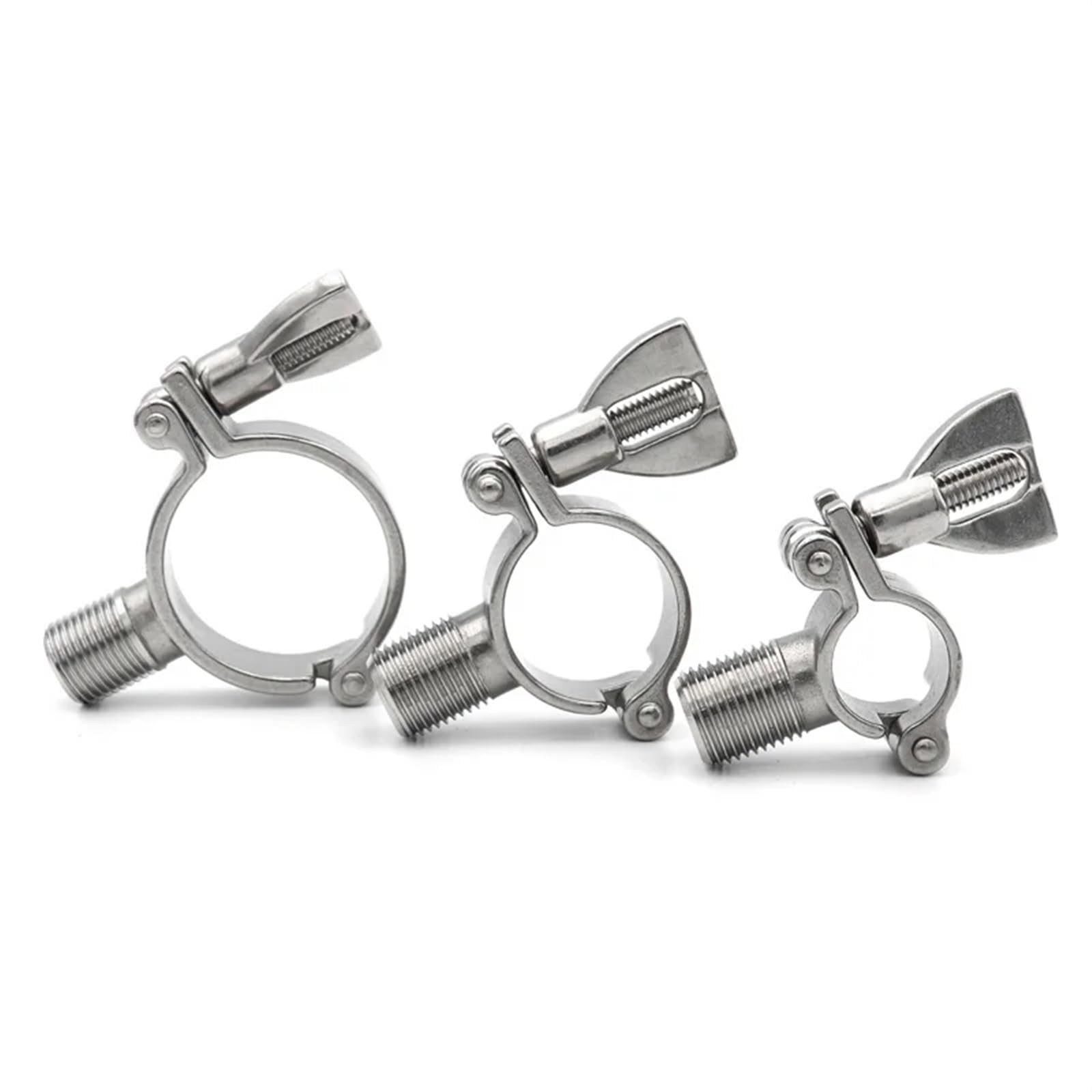 Soporte for tubos de alta resistencia con abrazaderas for soporte de tubos con rosca macho BSP de 1/2" Soporte for soporte de tubos de acero inoxidable 304 OD19 25 38 51 63 76 102 mm(Pipe OD 152mm)