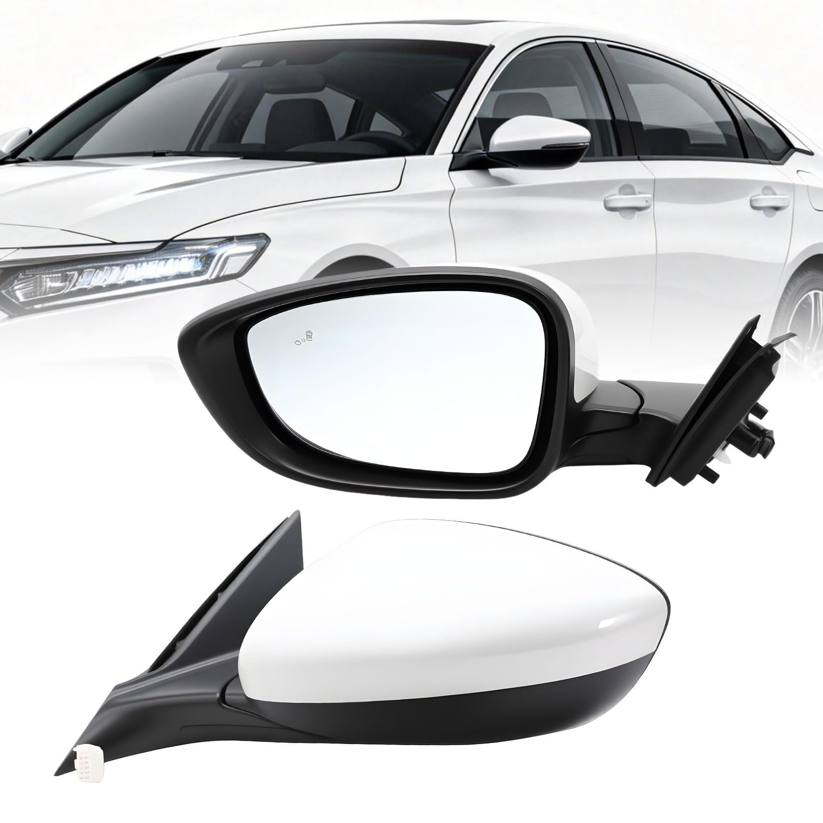 Photo 1 of Aspaton Left Side Mirror Assembly Compatible with Accord 2023-2025 7Pins