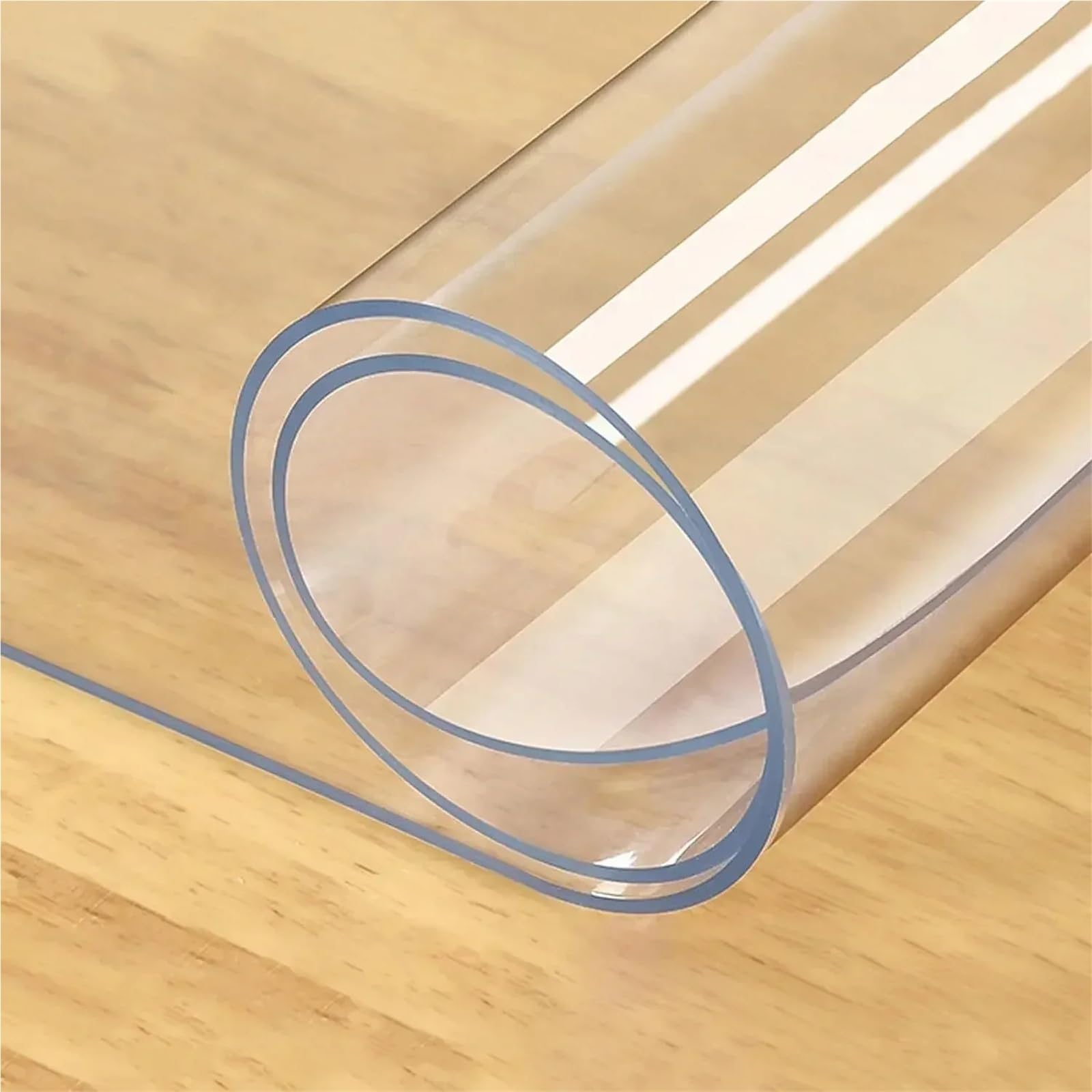 Copri Tavolo PVC Trasparente Copritavolo trasparente, copritavolo rettangolare in plastica, in PVC, tappetino protettivo for scrivania da cucina(100cmx120cm)