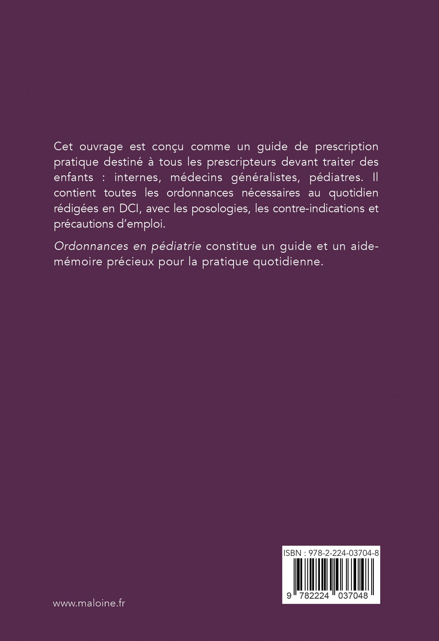 Ordonnances en pédiatrie 2025, 5e éd.: 110 prescriptions courantes