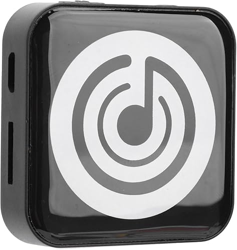 Reproductor de MP3, reproductor de música de sonido sin pérdidas de alta fidelidad, reproductor de música portátil de 180 mAh con conector para