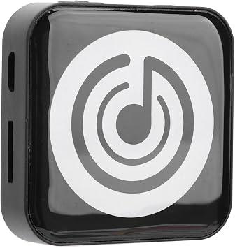 Bluetooth MP3 Player - Music Player with Bluetooth HiFi Sound Universal 3.5mm Port, 32GB, 180mAh Lithium Ion Battery Black