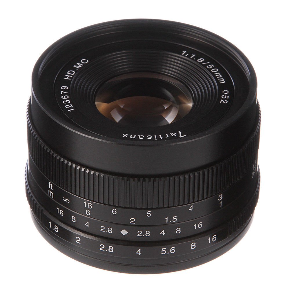 7artisans 50mm F/1.8 Manual Focus MF Fixed Lens for Sony E