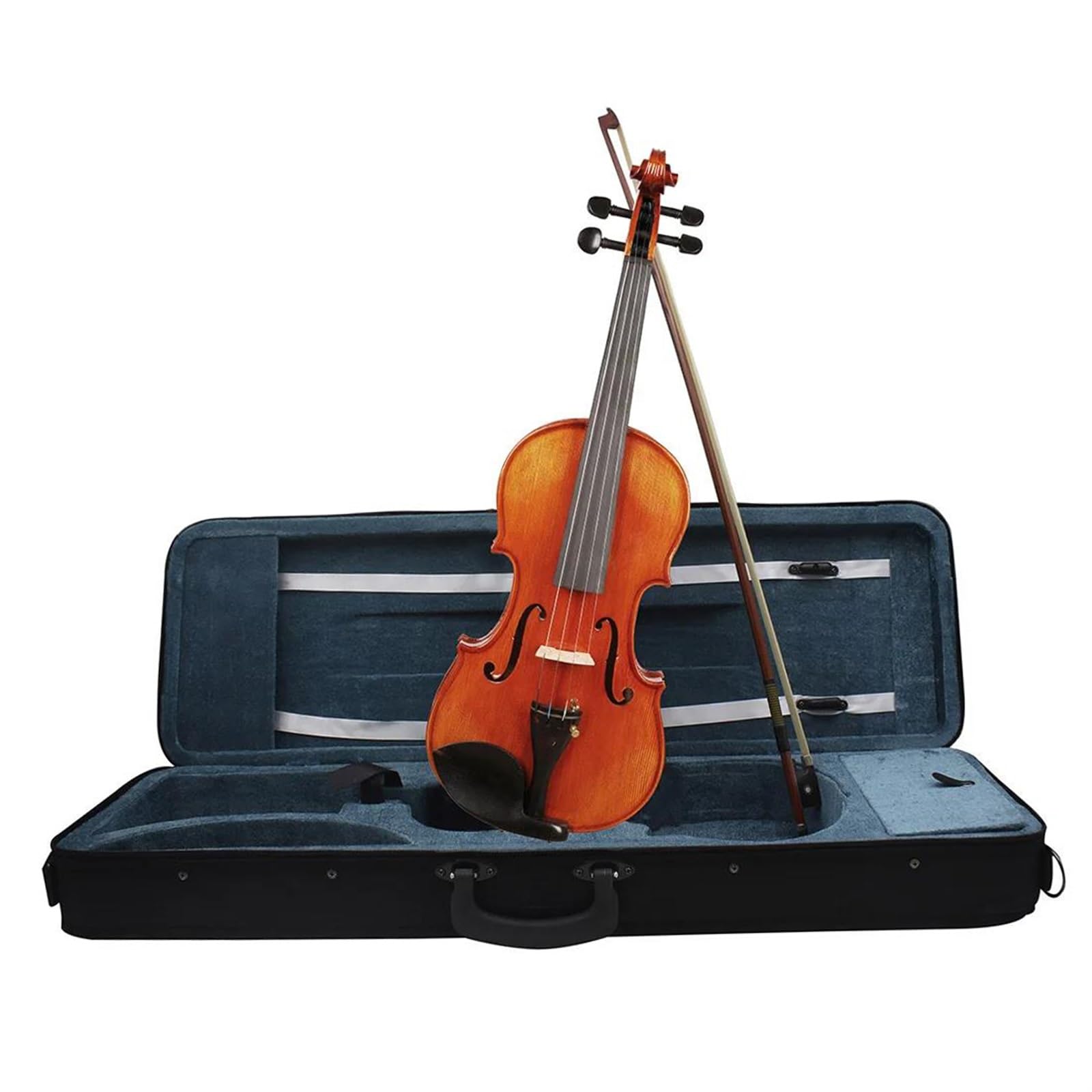 Violino Professionale Fatto A Mano 4/4 In Acero Tigre Per Principianti Adulti Con Parti(Violin)