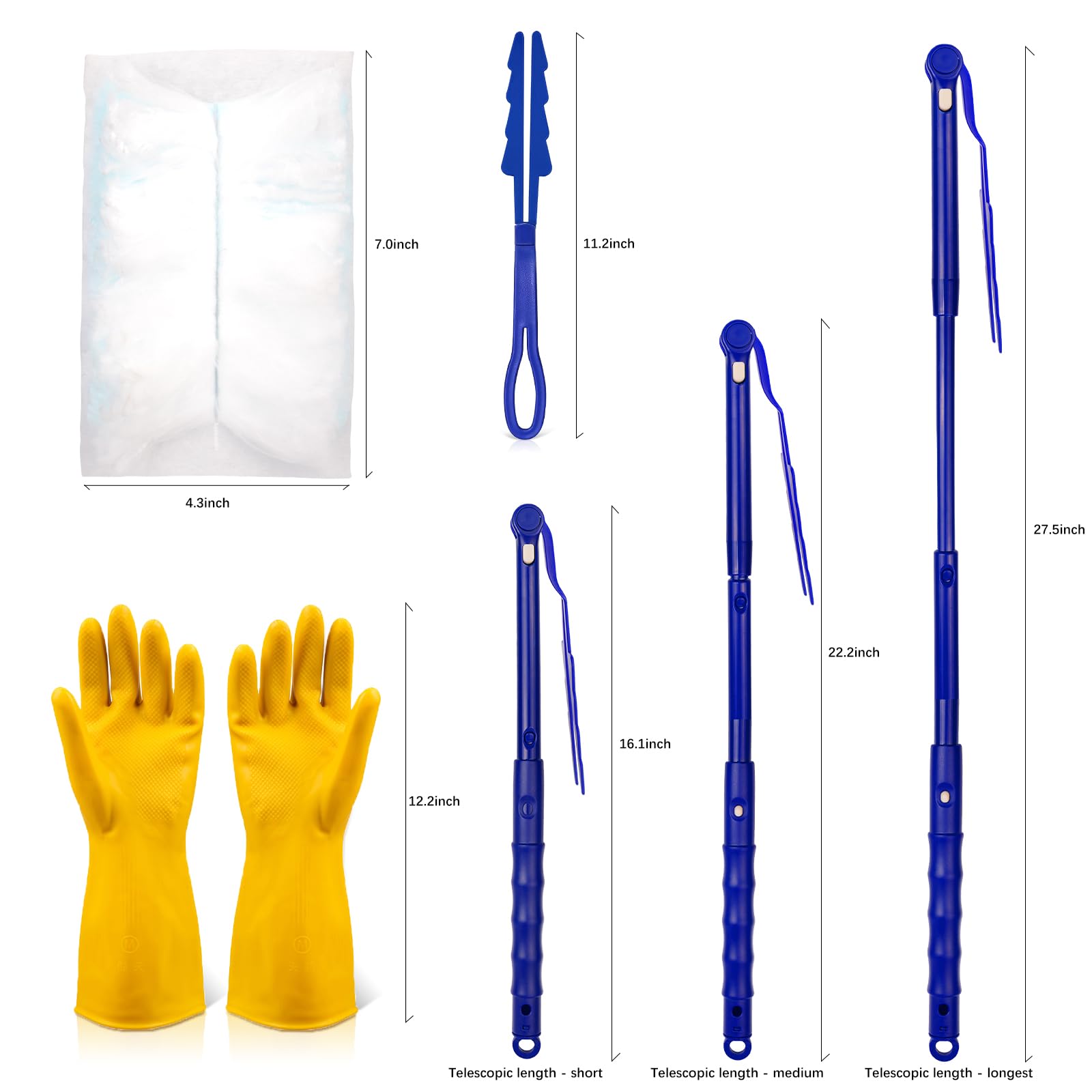 50 PCS Duster Refills and 2 Folding Handles Set Compatible with Swiffer Dusters,Static Dust Removal Brush Disposable Replacement Head for Dusting Electronics,Furniture,Blinds,Ceiling Fans