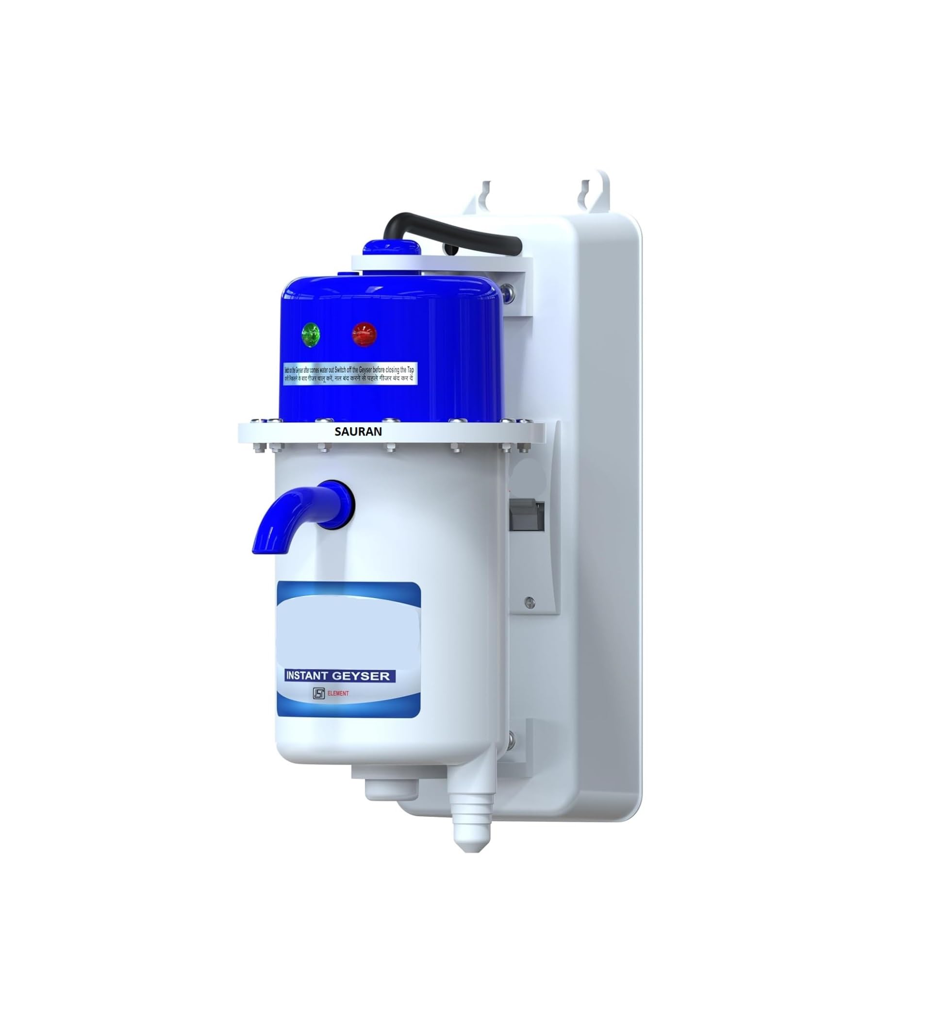 Sauran Instant MCB Geyser with Thermostat, 1 Litres Capacity (IWG16)-image-47