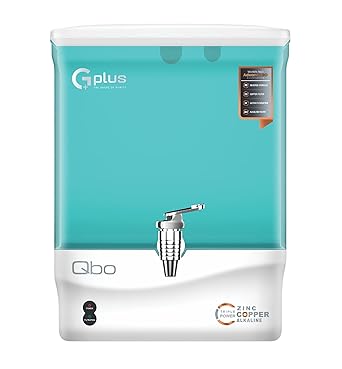 RO Water Purifier G+plus Mineral Plus 16 Liters RO+UV+UF+TDS Control Water Purifier+zinc+copper+alkaline+LPS (low water pressure switch)+heavy duty adapter SMPS+4000 TDS controller+9 stage