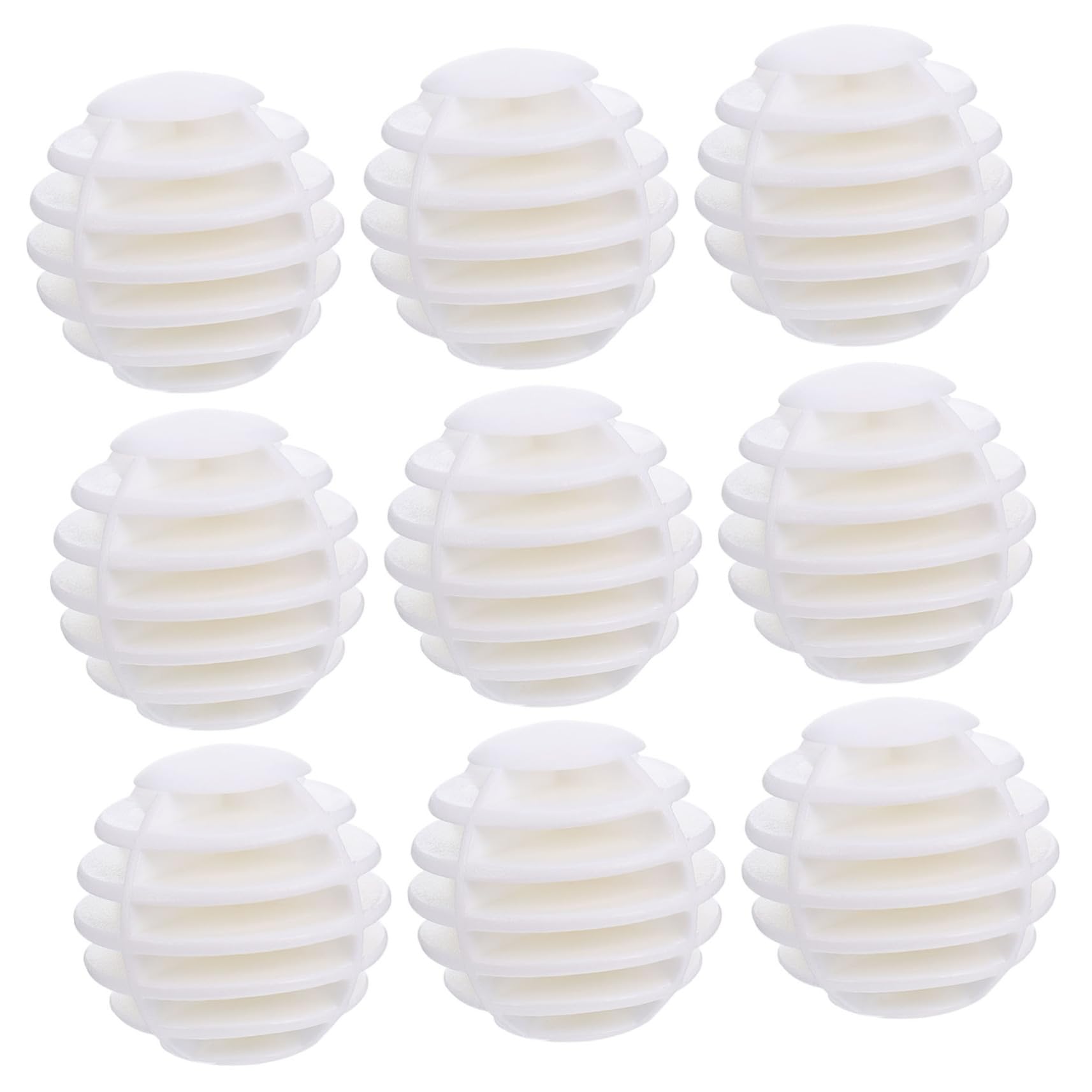 balacoo 10Pcs Indoor Striped Balls for Golf Practice and Training Lightweight Balls for Indoor Use for Beginners