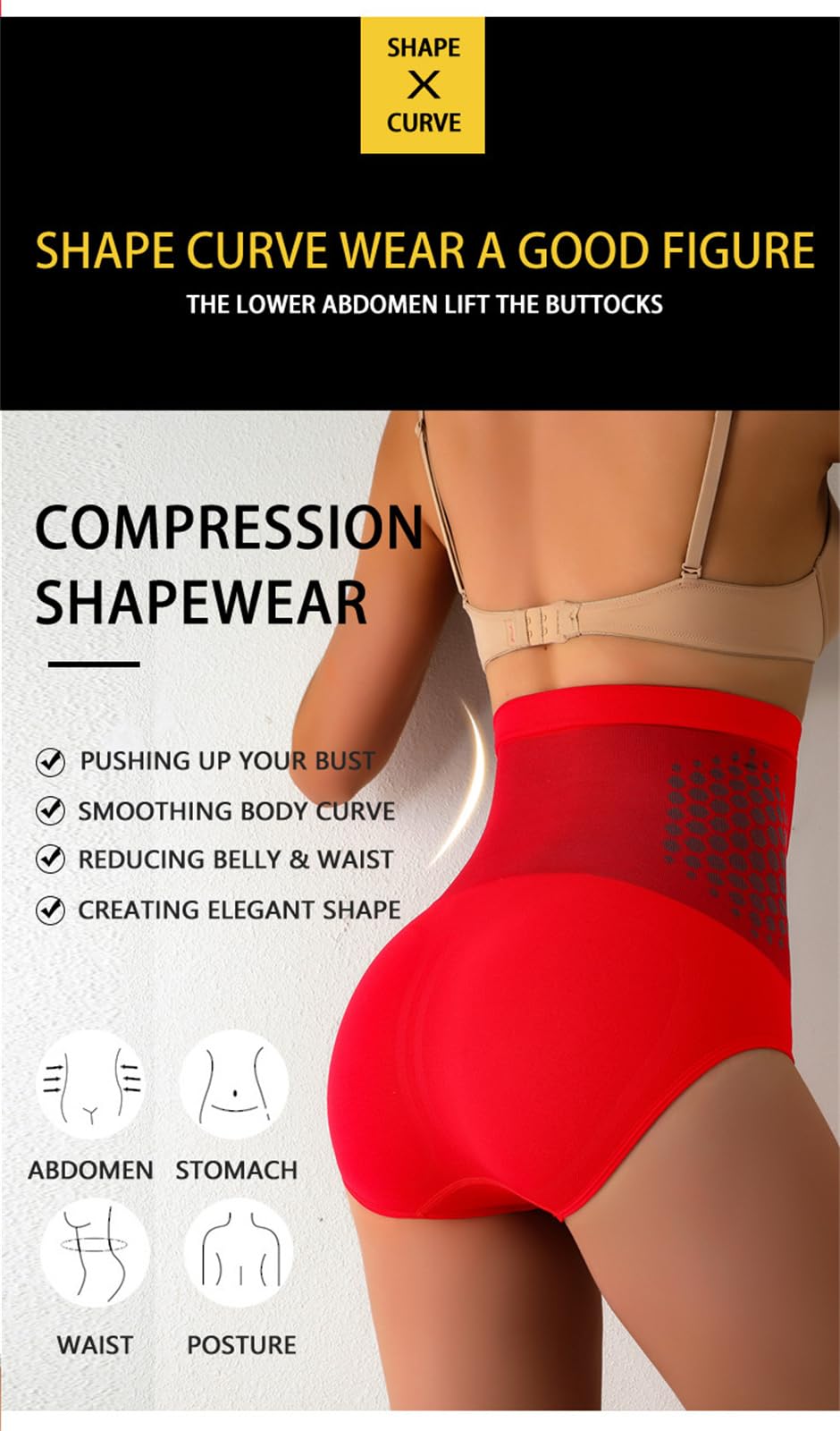 Fat Burning Shorts, Thermogenic Fat Burning Sculpting Shorts, Yoga Pants for Women — view 3