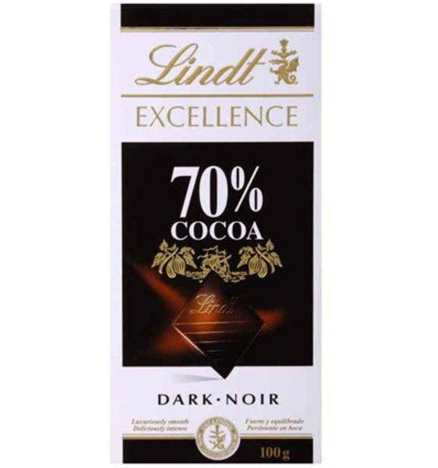 Lindt Excellence Noir Noir 70 % 100 g x 10