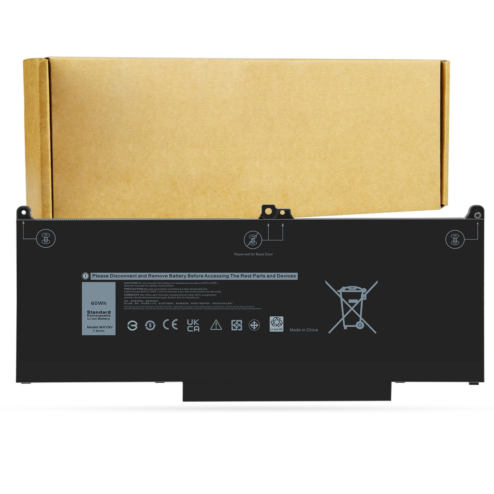 Amazon.com: Futurebatt MXV9V Laptop Battery Replacement for Dell