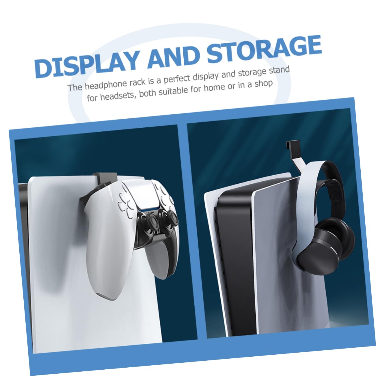 UKCOCO 9piezas Soporte Para Auriculares De Pared Organizador De Auriculares Almacenamiento y Exhibición Para Accesorios