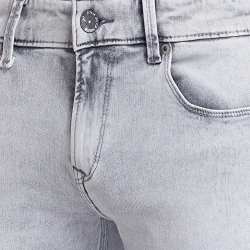 Image of Spykar Men's Slim Fit Low Rise Casual Jeans