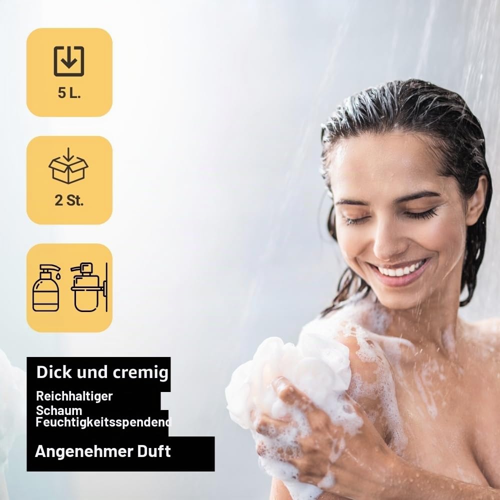 Duschgel & Shampoo BLACK LINE | 2 Kanister x 5L | Hotel, B&B, Landhaus, Gym
