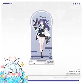 ブルーアーカイブ　韓国　カフェ　メモリアル　 ユウカ　アクリルスタンド ☆韓国限定 ブルーアーカイブ メモリアル カフェ スターター