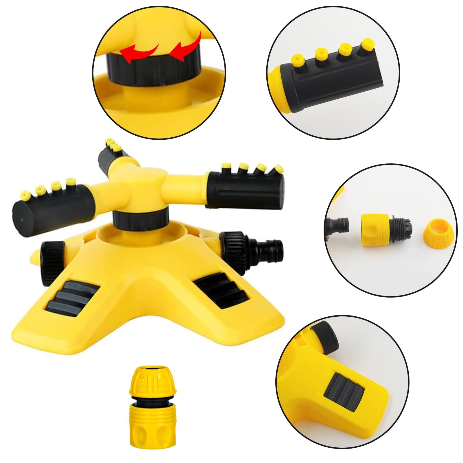 Giochi d'Acqua per Esterni per Bambini Giocattolo Piscina Rotante Automatico 360°Giochi da Giardino Irrigatore Acqua Regalo per Bambini 3 4 5 6 7 8 9 10 Anni