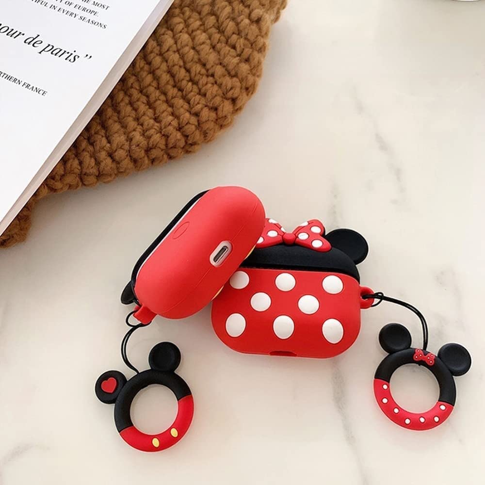 Amazon | ミニーマウス 『第1.2.3世代 対応』AirPods proケース