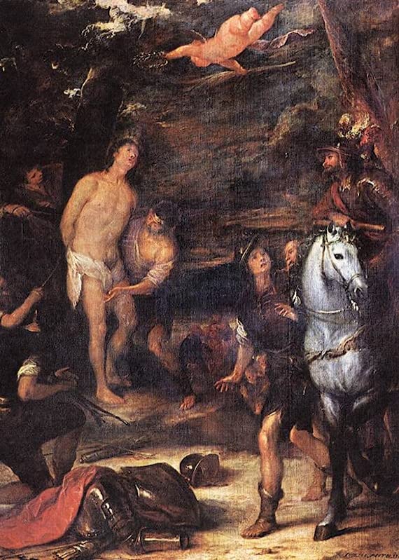Imagen de Lienzo Martirio de San José Antolinez Impresión Alta Definición