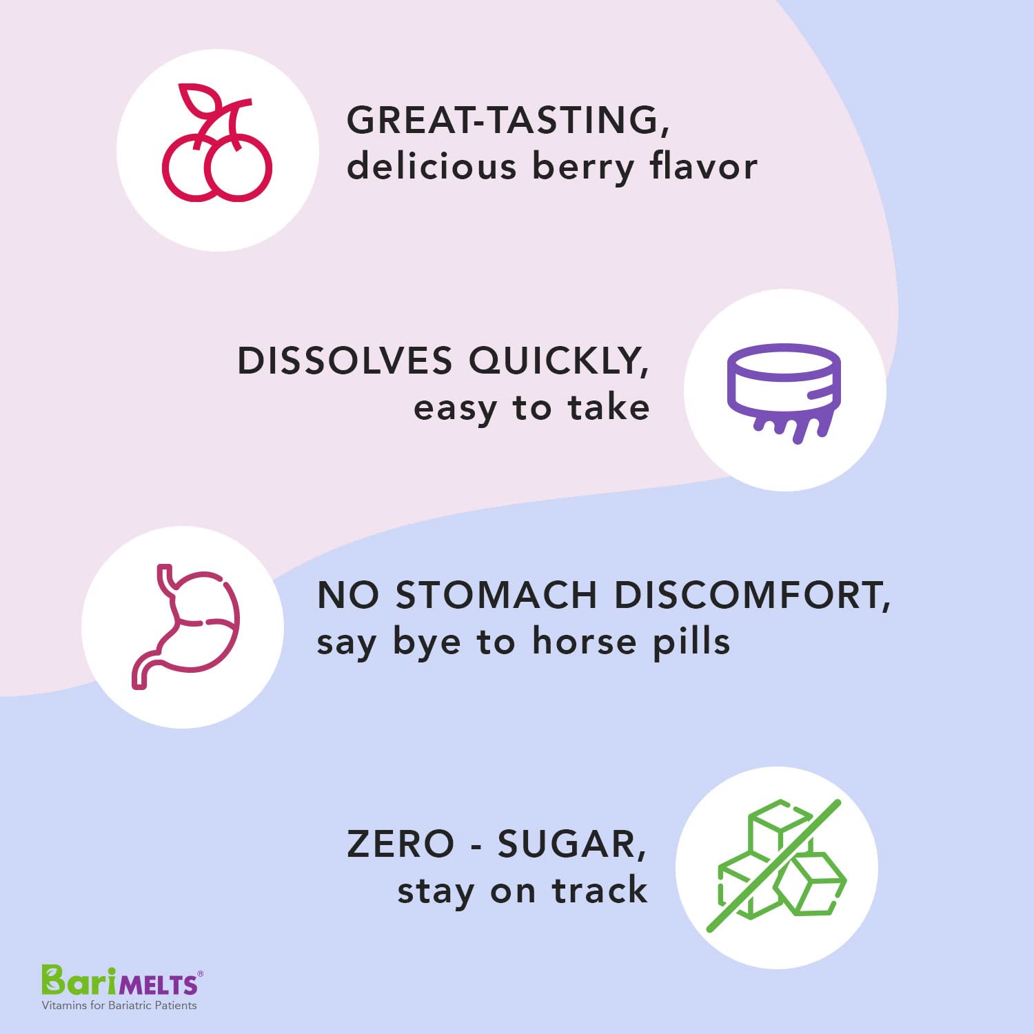 Buy BariMelts Multivitamin with Iron Fast Melting Bariatric