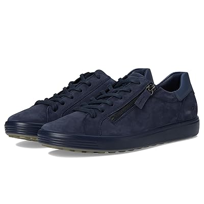 ECCO Soft 7 Side Zip Lace Sneakers Women