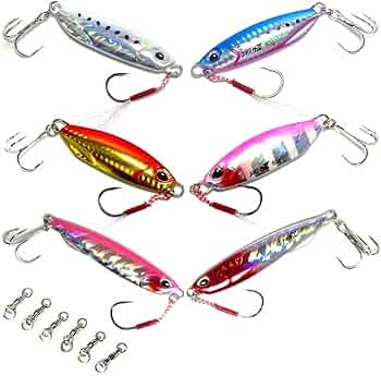 Amazon.co.jp: 【 ジギンガーZ メタルジグセット 】【 40g 60g 】 TG Amazon.co.jp: 【 ジギンガーZ メタルジグセット 】【 40g 60g 】 TG