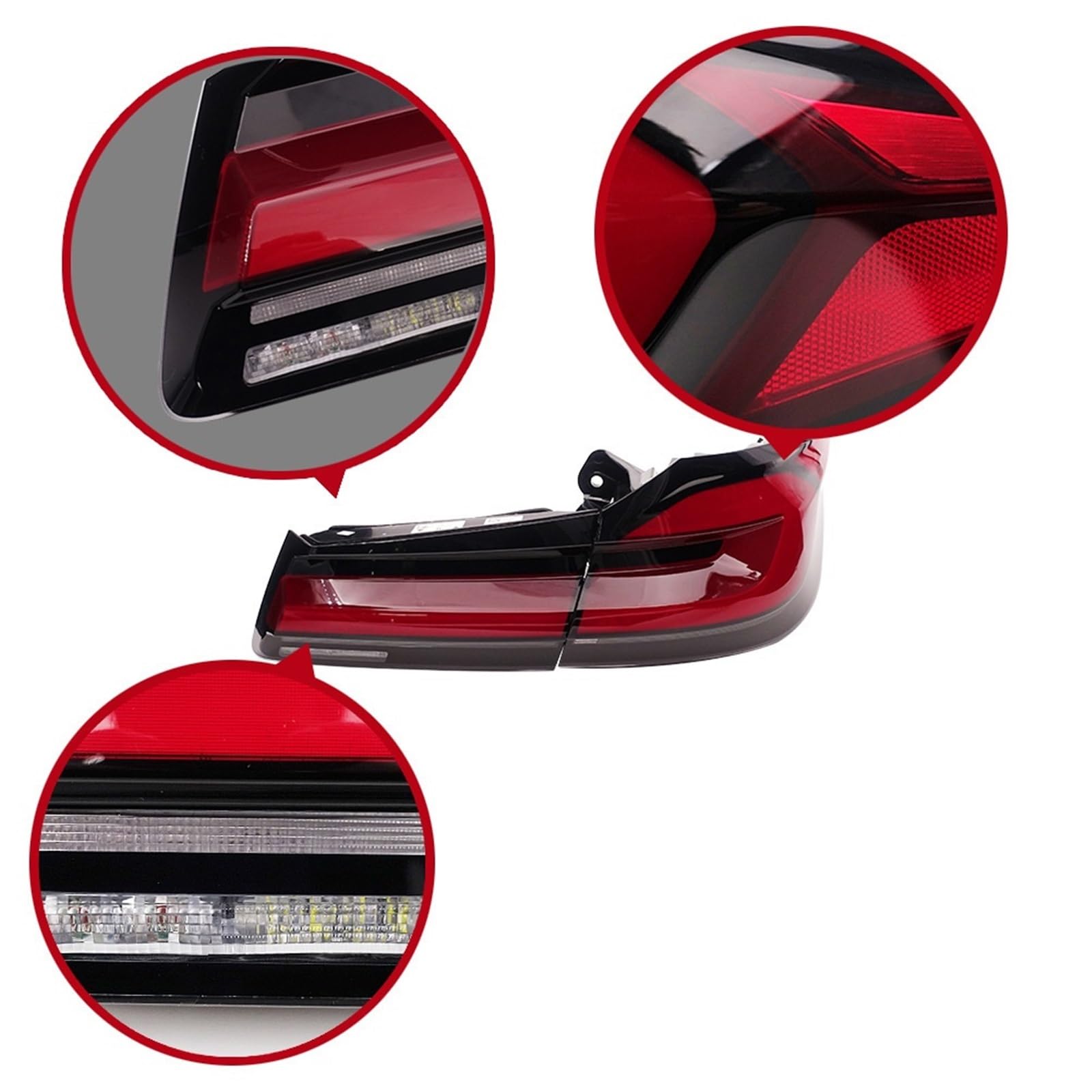 Lampa tylna zespolona Do tylnych świateł LED BMW G38 ​​G30 530 540 M5 F90 2017-2022 Lampy tylne DRL Plug And Play Migające kierownice 2 SZTUKI/ZESTAW tylne światła LED