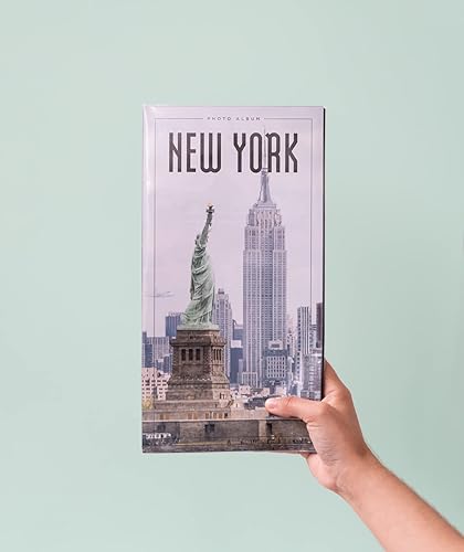 Miniatura 7 de Grupo Erik Álbum de fotos de Nueva York  Álbum de fotos de 6 x 4  3.9 x 5.9 in  Álbum de fotos familiar con 96 bolsillos  Regalos para amigos