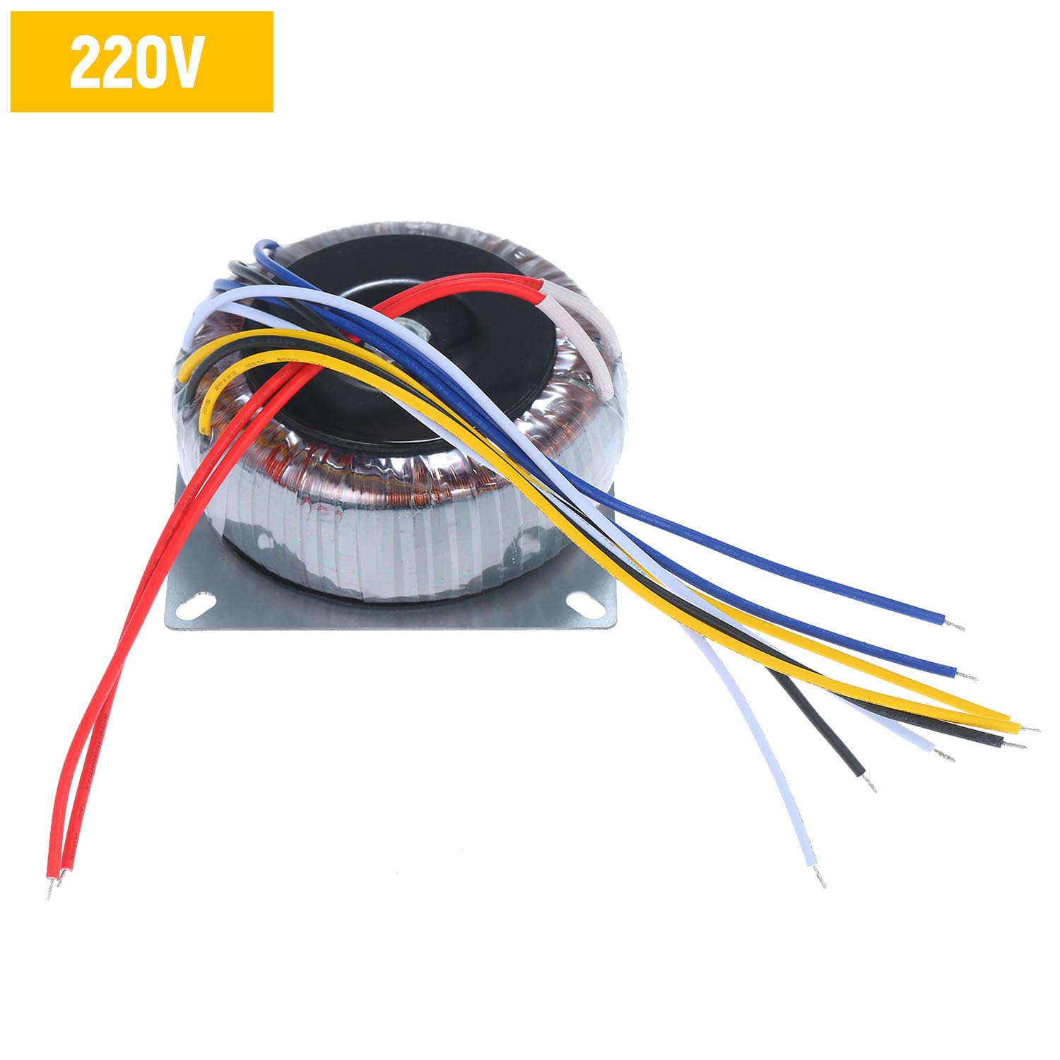 Trasformatore toroidale da 200 W in rame puro monofase monofase trasformatore di alimentazione per preamplificatore audio lettore CD monitor altoparlante protezione circuito AC 220 V a AC 12 V/28 V