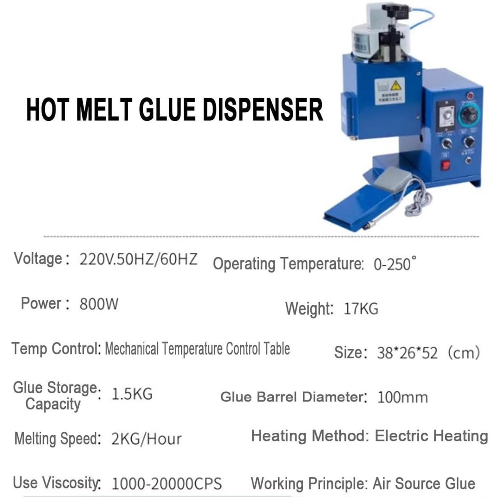 Macchina iniezione spruzzo Colla Caldo Commerciale,erogatori Colla a Caldo,Attrezzatura erogatori Pistola Colla Caldo Adesiva per industrie,erogatore Colla a Caldo semiautomatico