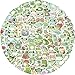 Funny Frog Stickers, Cute Cartoon Aesthetic Green Frog Sticker Pack for Kid Teen Adult, 100PCS Kawaii Animal Waterproof Vinyl Small Decals for Water Bottle Laptop Scrapbook Journal Phone