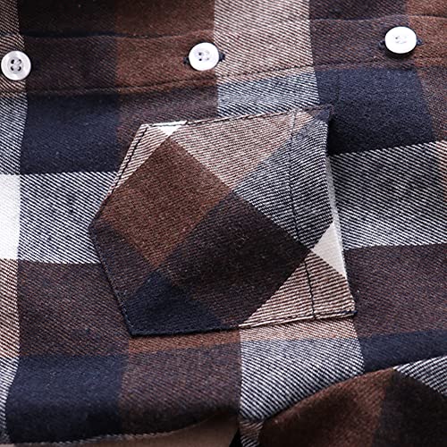 Toddler Kids Baby Boys Girls Flannel Plaid Shirt Long Sleeve Button Down Tops Outfits4