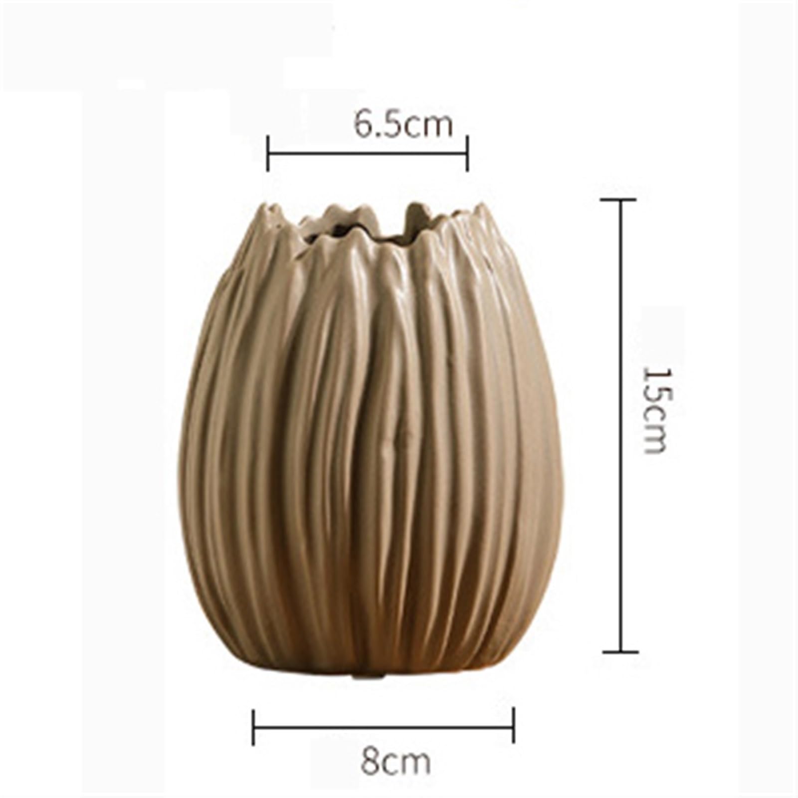 Vaso in Ceramica Decorativo, Vaso Decorativo Vaso Alto Opaco, Decorazioni per la casa in Stile Nordico per Fiori secchi Fiori freschi