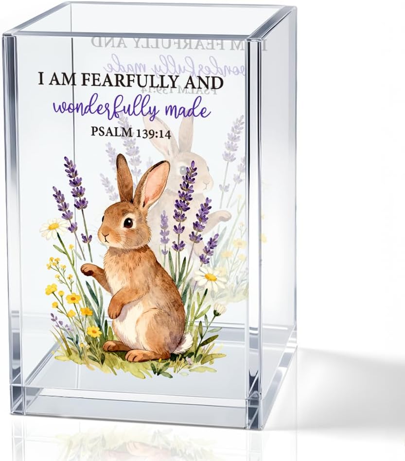 I Am Fearfully And Wonderfully Made Psalm 139:14 Acrylic Pen Holder