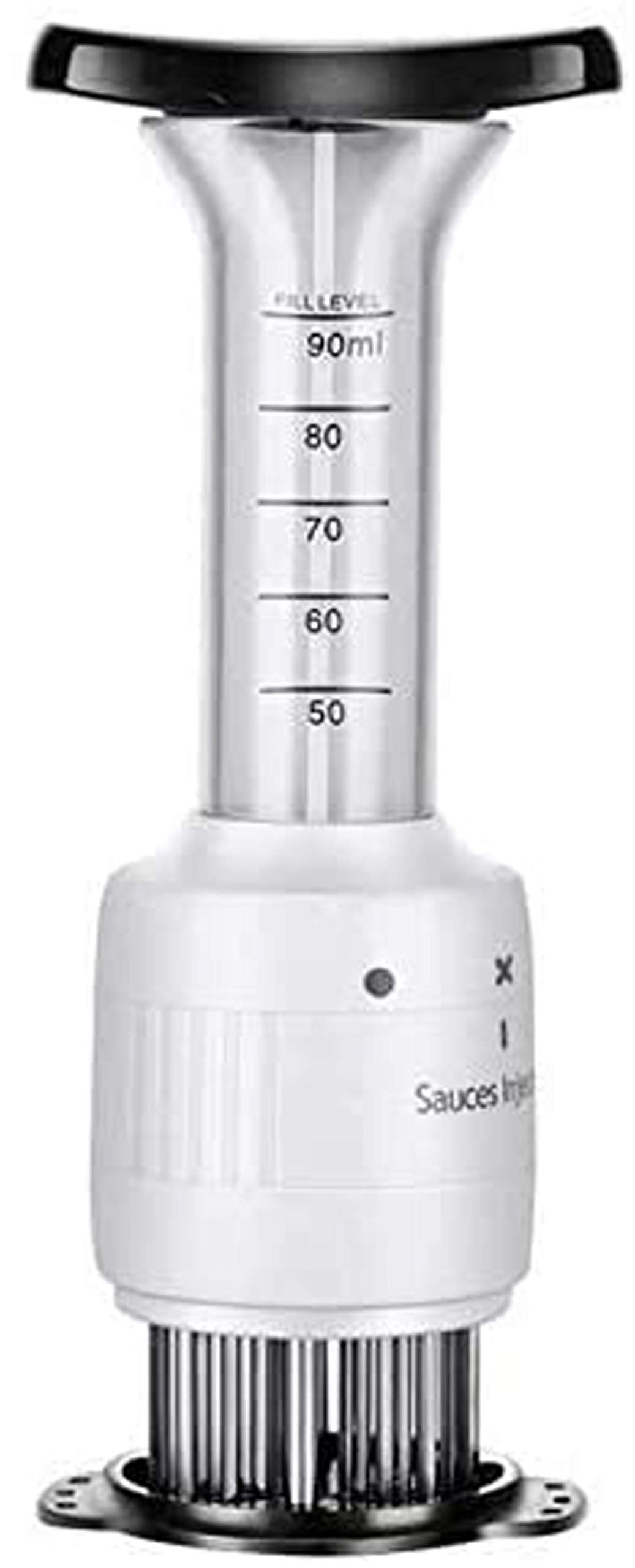 KASTWAVE Syringe Meat Tenderizer, Syringe Meat Tenderizer, New Stainless Steel Seasoning, Injection Type Meat Tenderizer Needle Steak Needle Meat Tenderizer Needle Meat Tenderizer(White)