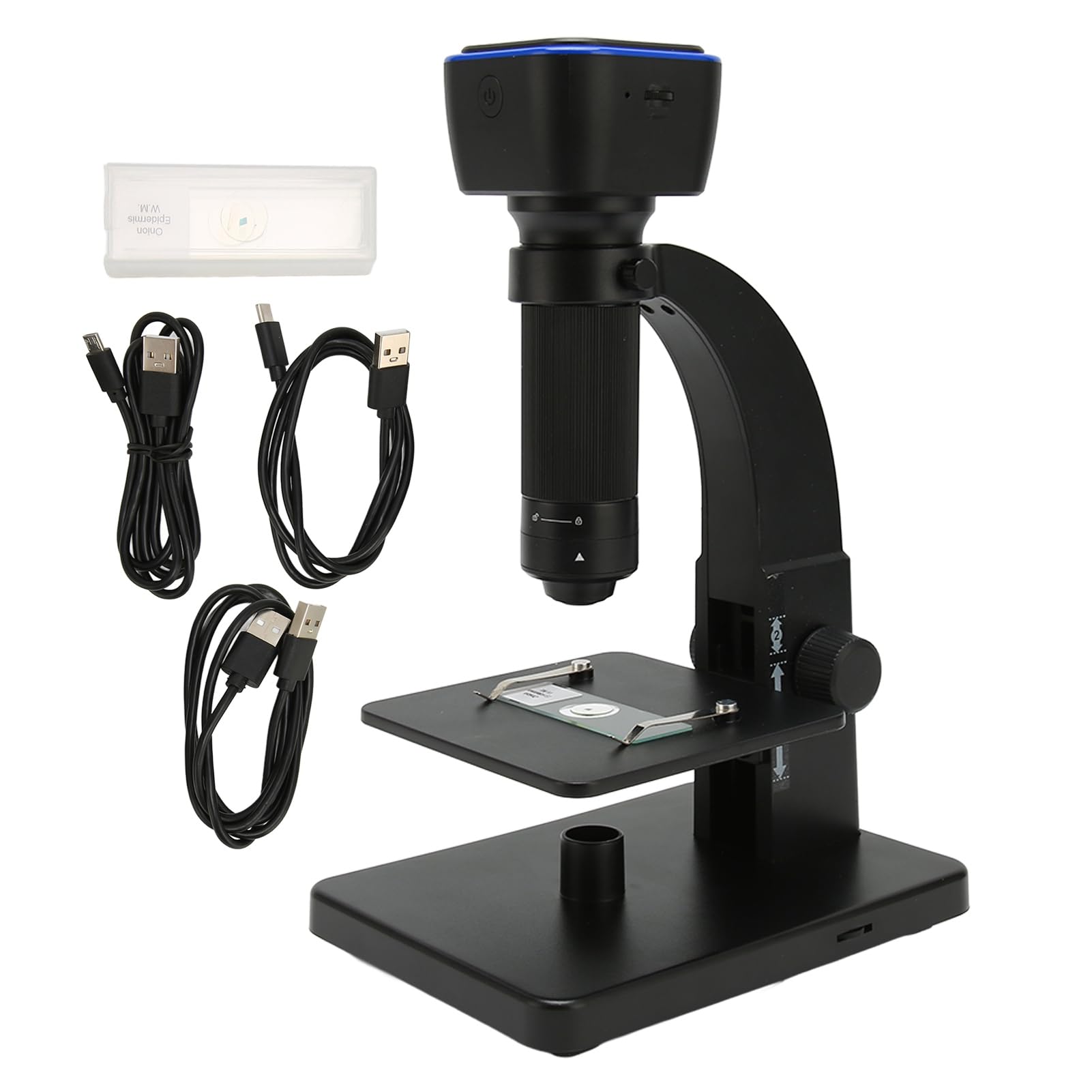 Naroote Microscope Numérique WiFi 2000X Double Lentille