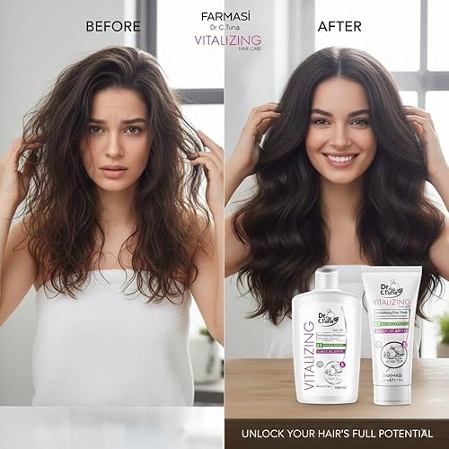 Miniatura 5 de FARMASI Dr. C. Tuna Vitalizing Garlic Shampoo and Hair Mask - Natural Treatment for Hair Growth, Prevents Loss, Stimulates Growth with Capixyl