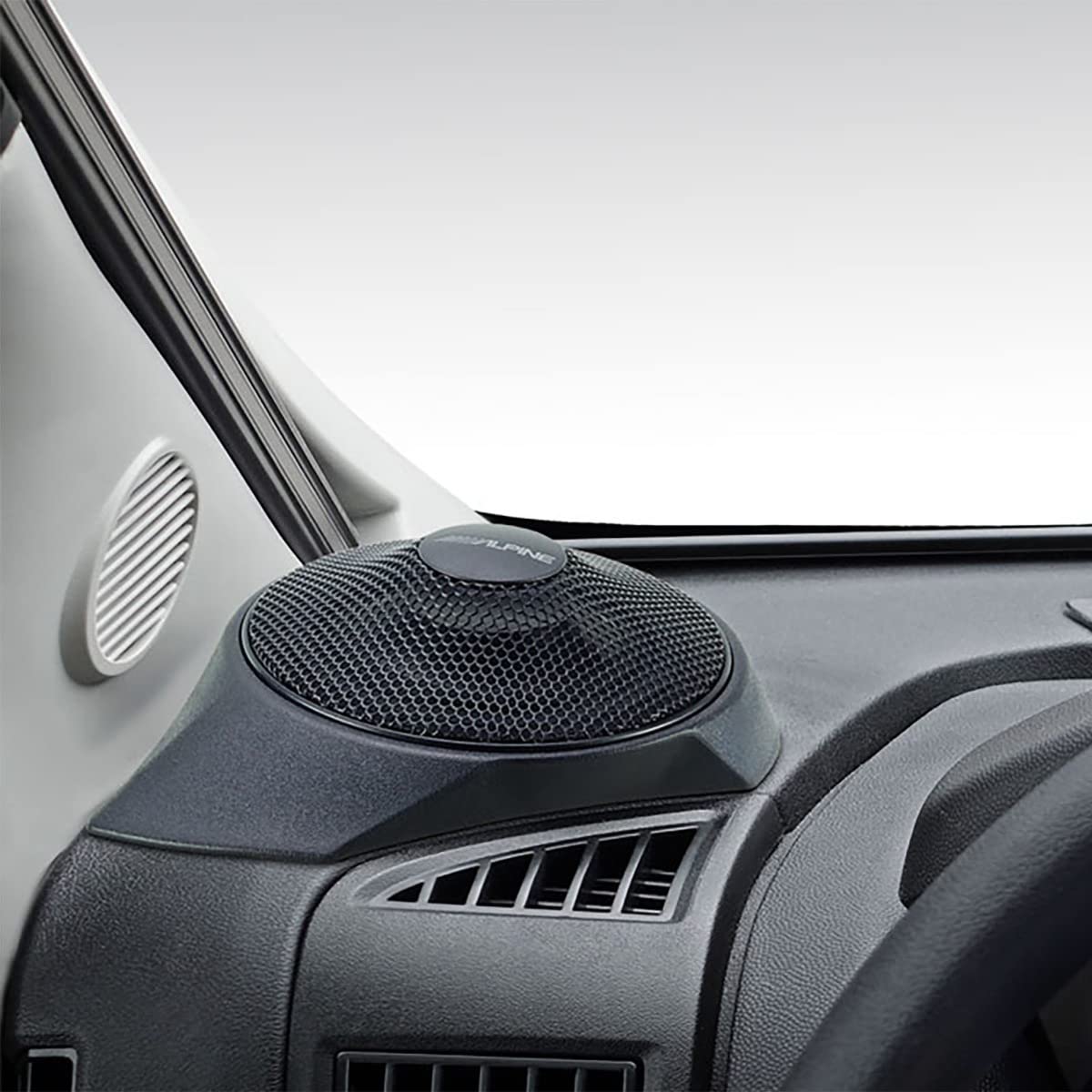Alpine SPC-R100-DU | 12 cm Radial On-Dash Breitbandlautsprecher für Fiat Ducato 3, Citroën Jumper 2 und Peugeot Boxer 2