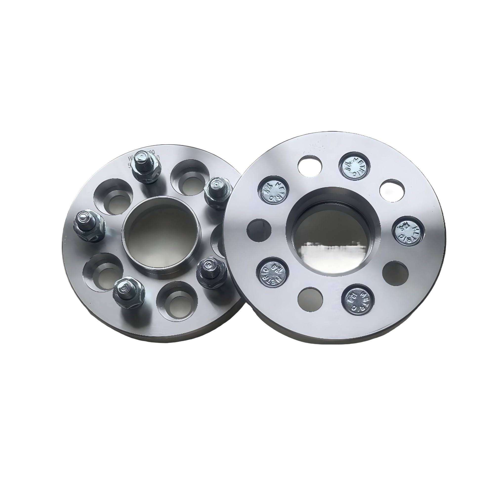 Entretoises de roue de voiture Adaptateurs de roue conversion PCD 5x114.3 à moyeu 5x112 pour centrique 64.1-66.6mm, 2 pièces(20mm)