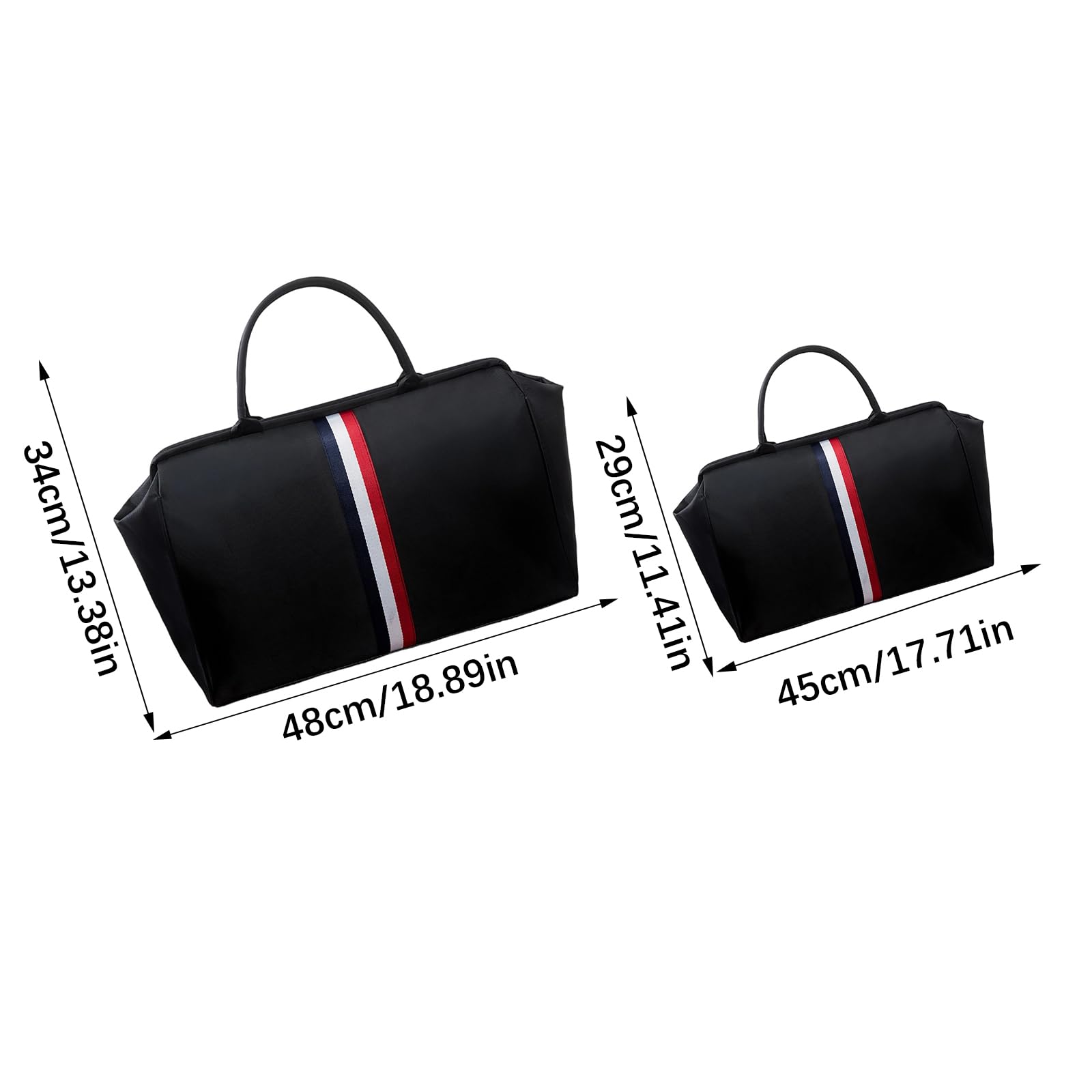 Geräumige Freizeit-Reisetasche, Gepäck-Organizer für Kleidung, Schuhe, Laptops, kompaktes Design, einfache Tragbarkeit, große Kapazität für Reisen