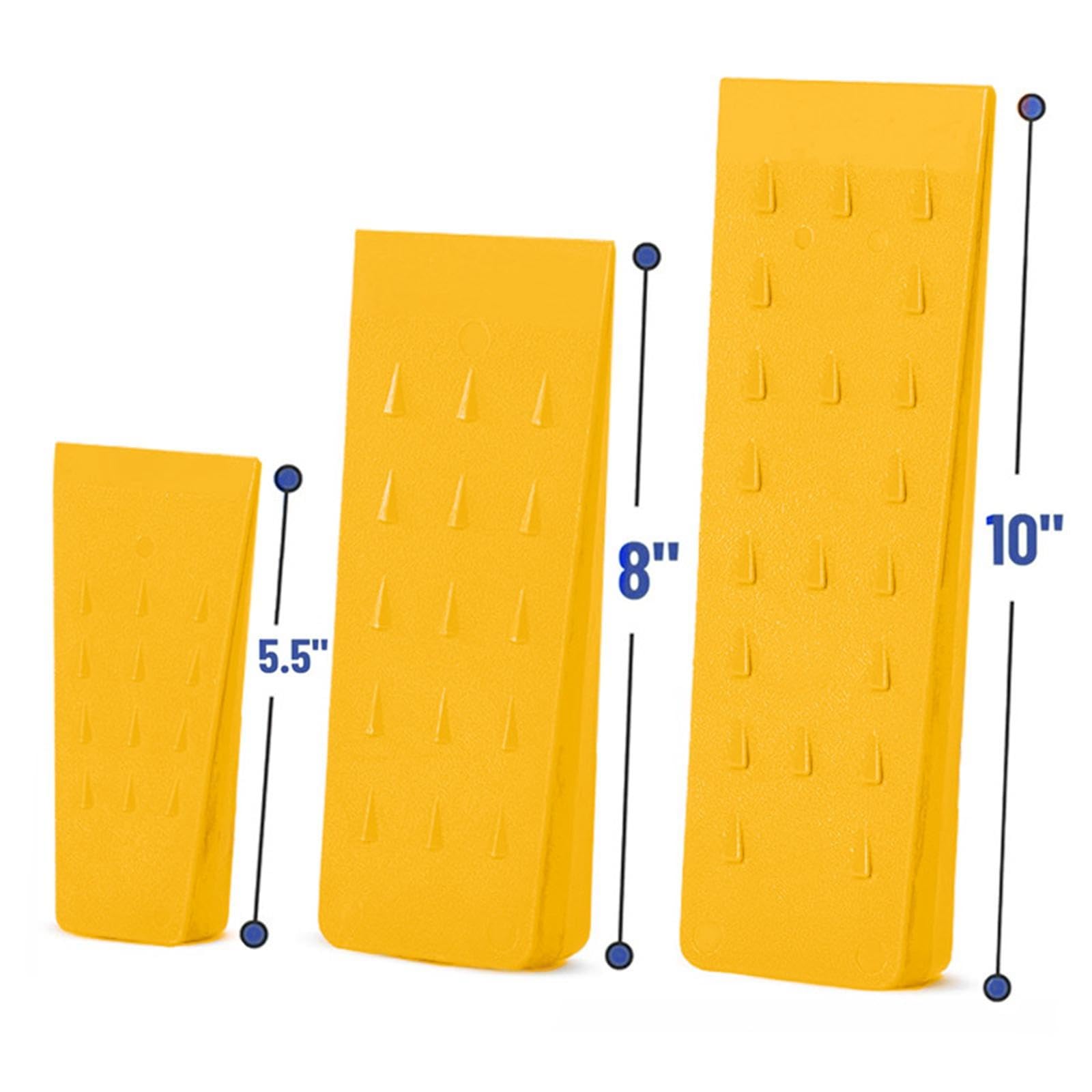 predolo cuñas para árboles, cuñas para Partir leña, prácticas, Calidad, para motosierras, Suministros para leñadores, Amarillo