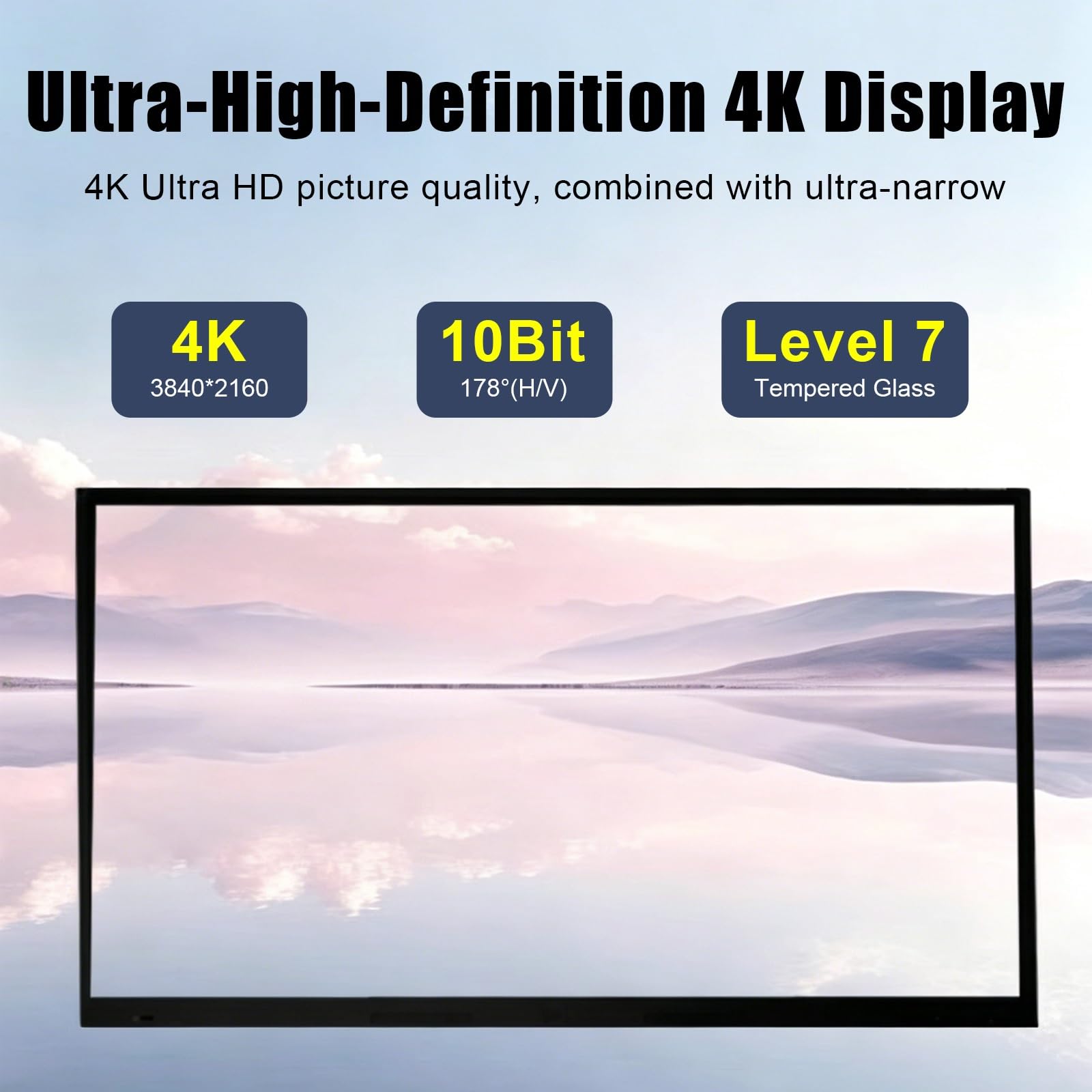 Interaktives Whiteboard Touchscreen Display blendfestes gehärtetes Glase mit kratzfester stoßfester und fingerabdruckabweisender Beschichtung fur Klassenzimmer Buiro(1258 * 770.5mm/49.52 * 30.33in)