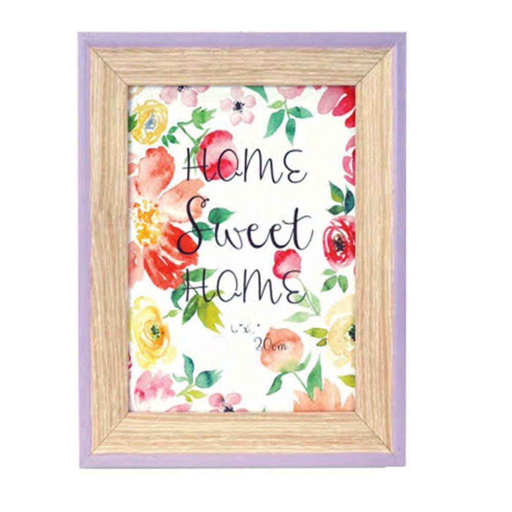 Zep 12 x 8-Inch Wood Spring Photo Frame, Purple