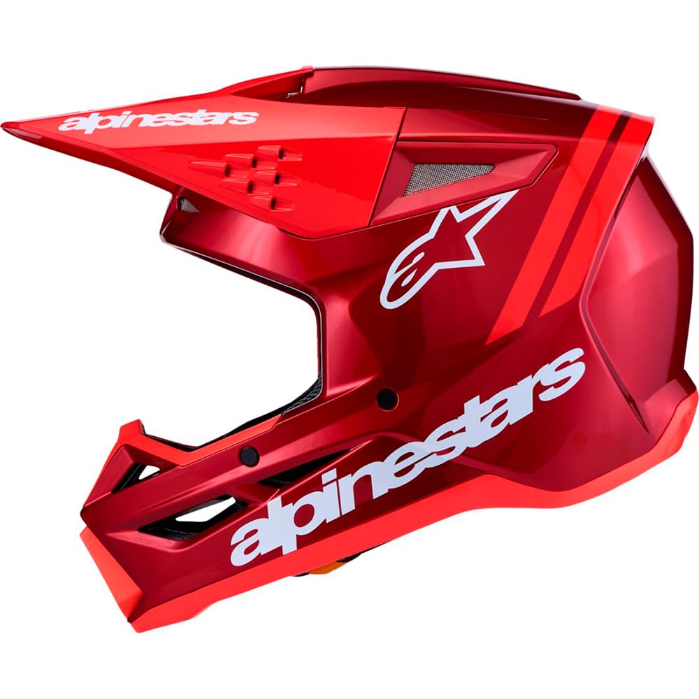 Alpinestars S-M3 Radium Kask motocrossowy, czerwony/biały, XL (61/62)