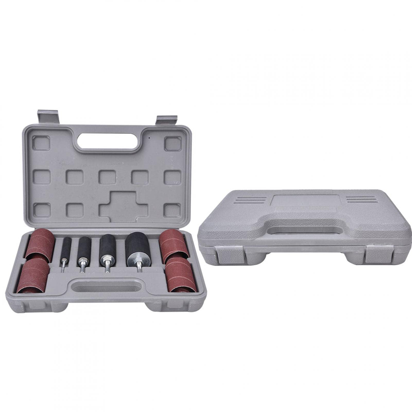 Kit de manchons de tambour de ponçage, papier abrasif, outil de polissage du bois en métal Kit de manchons abrasifs pour le travail du bois