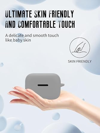 Case for Anker Soundcore AeroClip Open-Ear Earbuds (Gray)