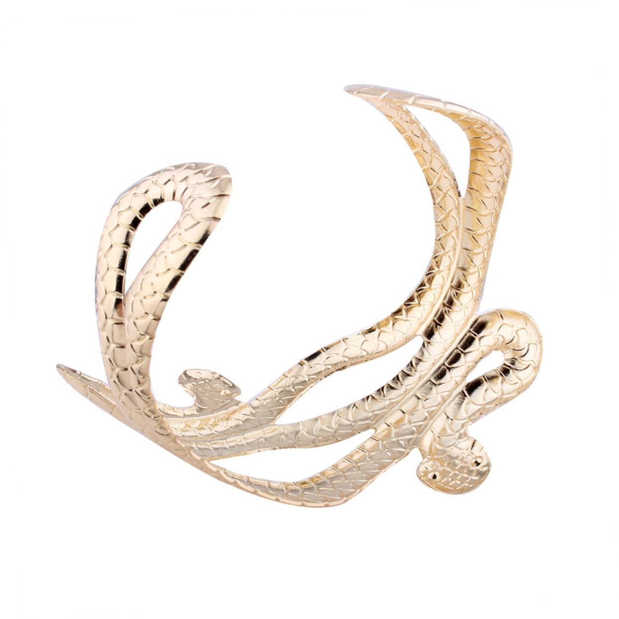 Girls Accessories 6 Stück Schlangen-Wickelarmband, Manschettenarmband für Damen, Schlangen-Armreif, Damen-Armbänder, golden Birthday Gift