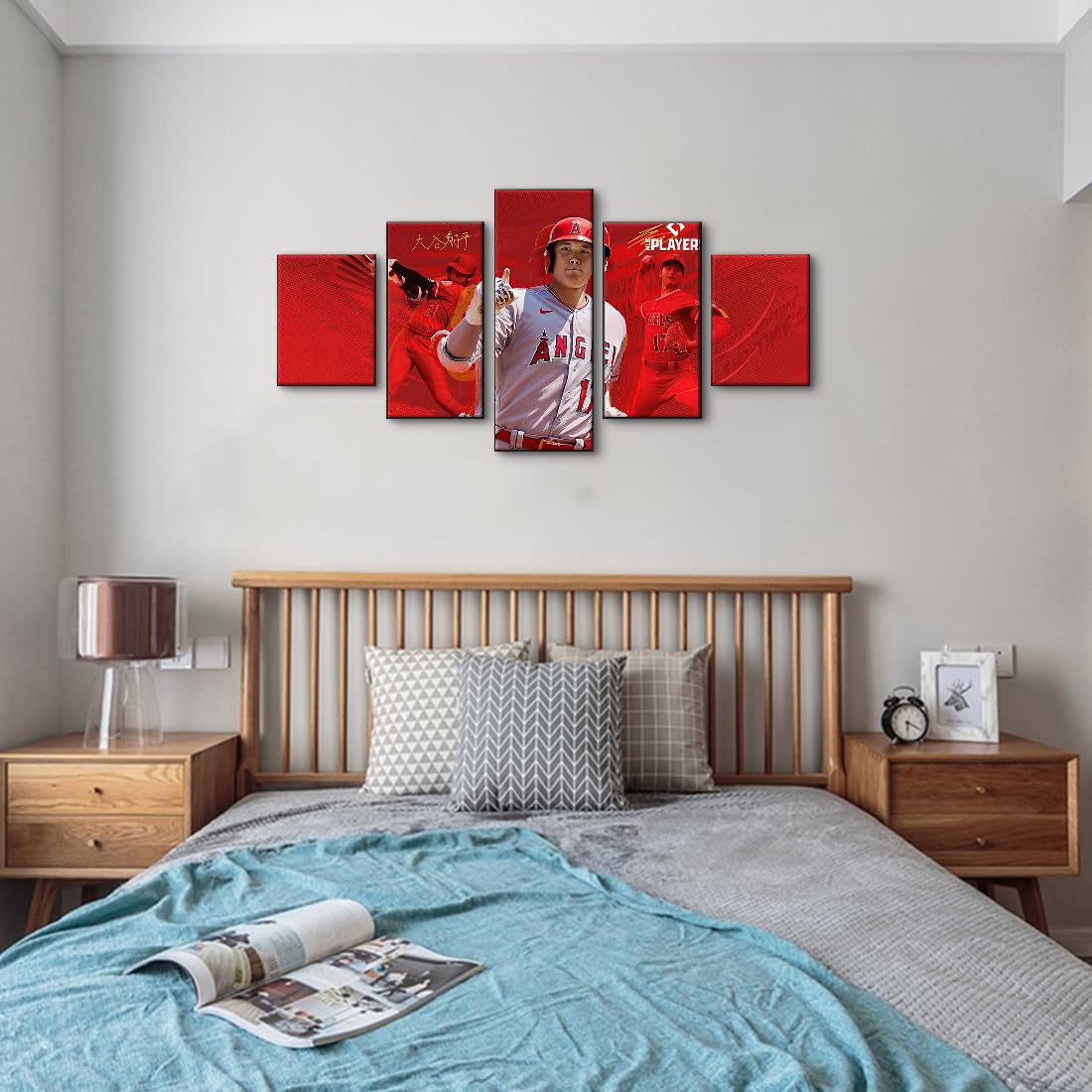 Amazon.co.jp: 大谷翔平 アートパネル 個人的な写真 壁掛け 絵画 部屋