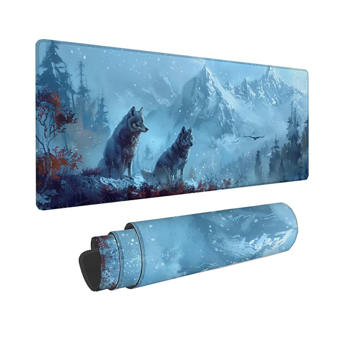 Tappetino per Mouse Gaming XXL 1200x600x3mm– Ufficio Mousepad Grande – Migliora la Velocità e la Precisione Tenuta Stabile Sottomano per Ufficio e Casa Accessori Scrivania Animale PjY8837 N-U