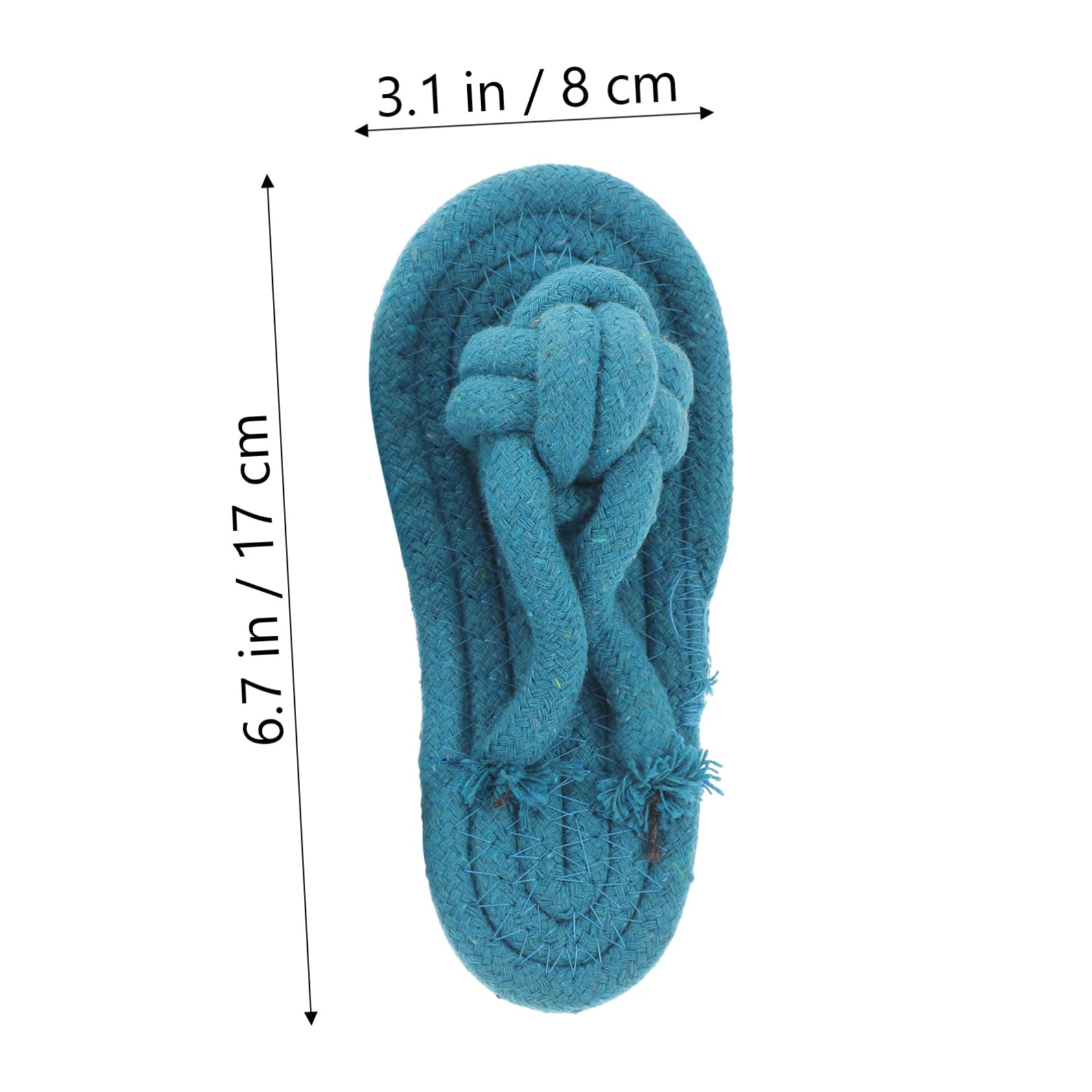 Totority Slipper Dog Toys Dog Bite Toys Cotton Rope Wear-Resistant Random Color